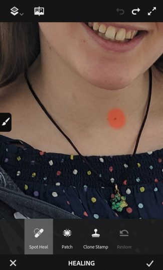 Spot Removal Photoshop Fix